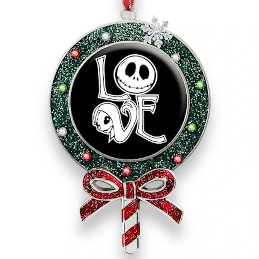 Disney Jack & Sally “LOVE” Lollipop Ornament - NWT